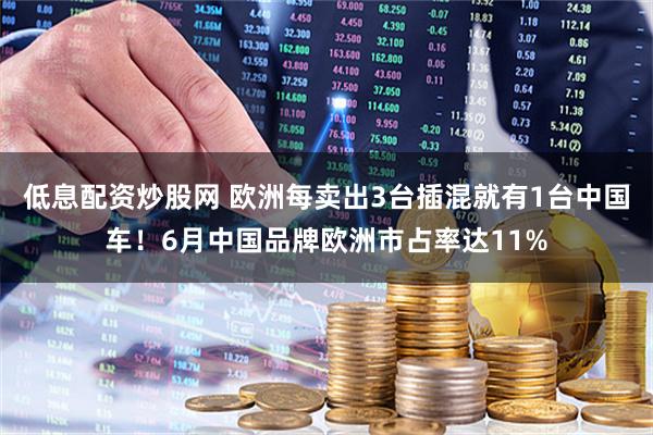 低息配资炒股网 欧洲每卖出3台插混就有1台中国车！6月中国品牌欧洲市占率达11%